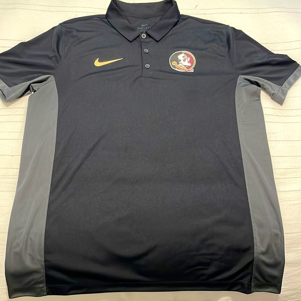 FSU Nike Polo Black